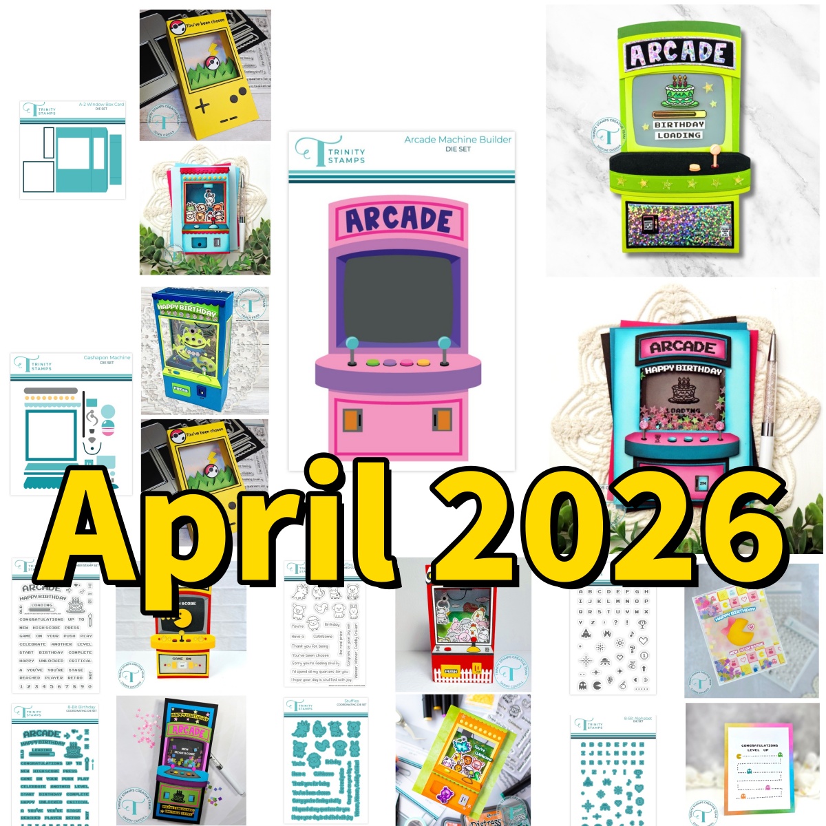 Arcade Card Vending Machine - Novos Cortadores de Metal e Carimbos
