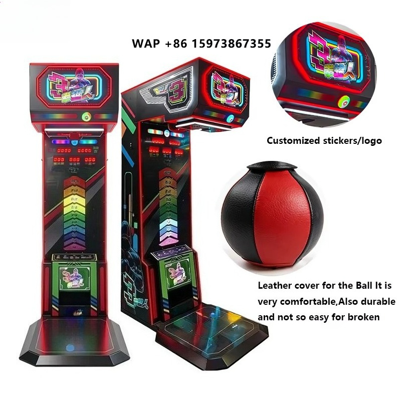Arcade Games & Vending Co - Máquina Simuladora de Boxe Eletrônica: Jogo