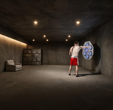 Arcade Games & Vending Co - Máquina de Boxe Musical One Punch