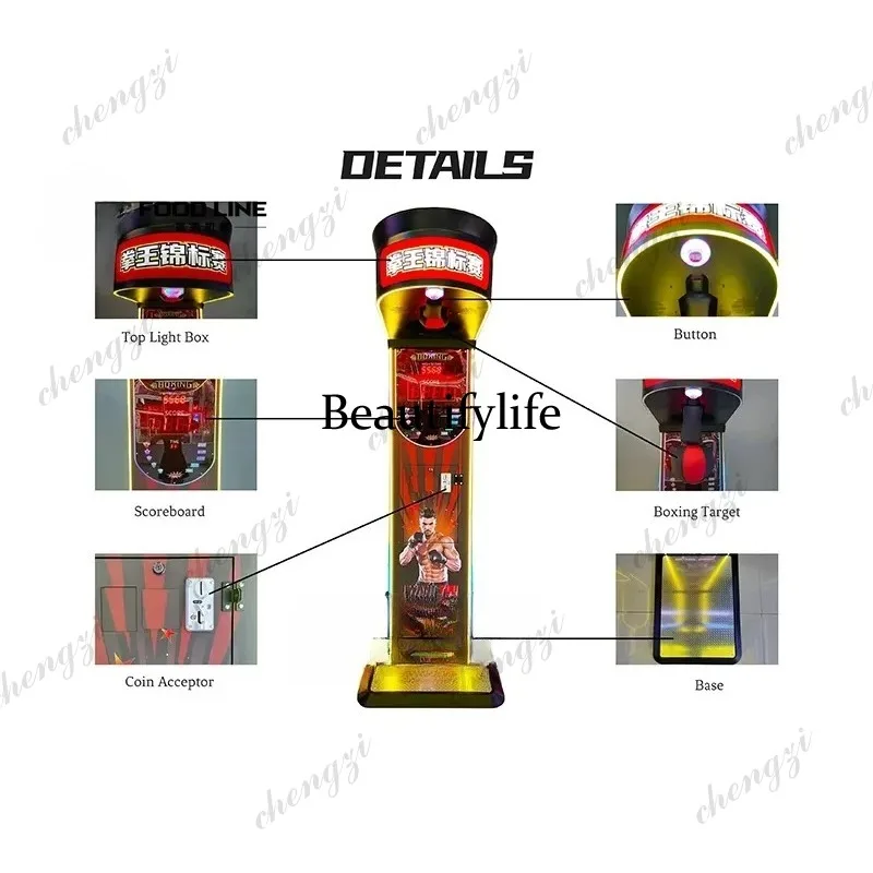 Máquina de Jogo de Boxe Indoor - Arcade Games & Vending Co avaliação e preço